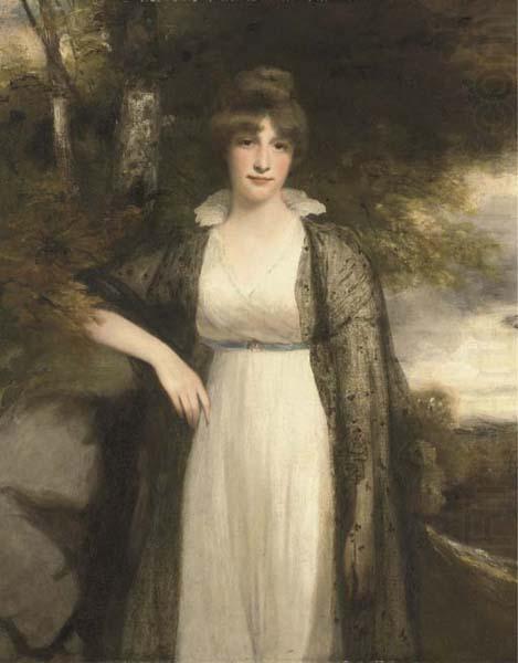 John Hoppner Portrait in oils of Eleanor Agnes Hobart, Countess of Buckinghamshire china oil painting image